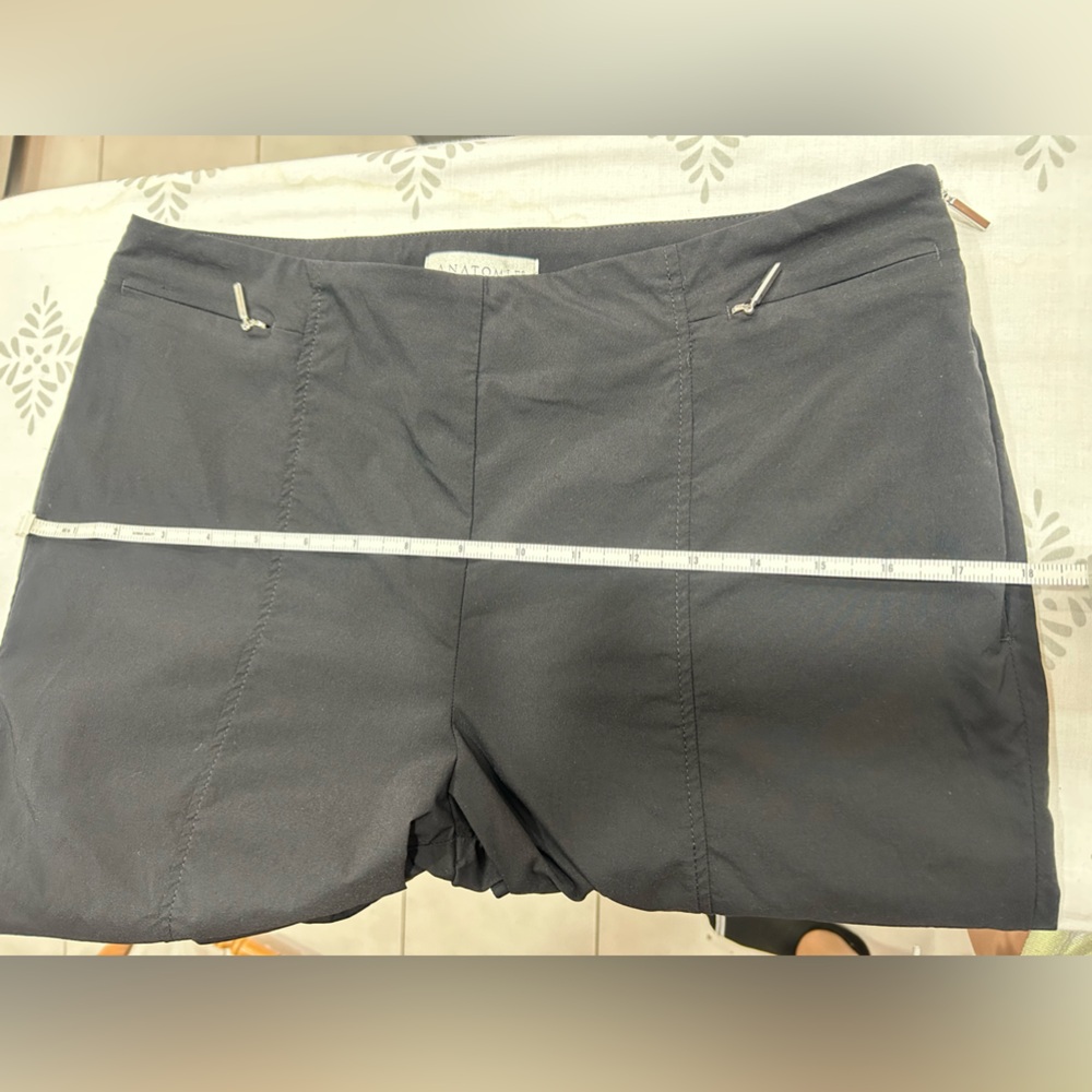Anatomie Black travel Pants, zipper pockets, stretch Size S - Picture 11 of 15